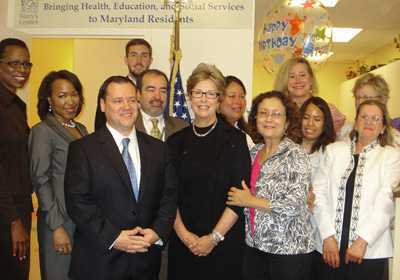 Mary’s Center’s Silver Spring clinic celebrated its first anniversary in July 2009.
